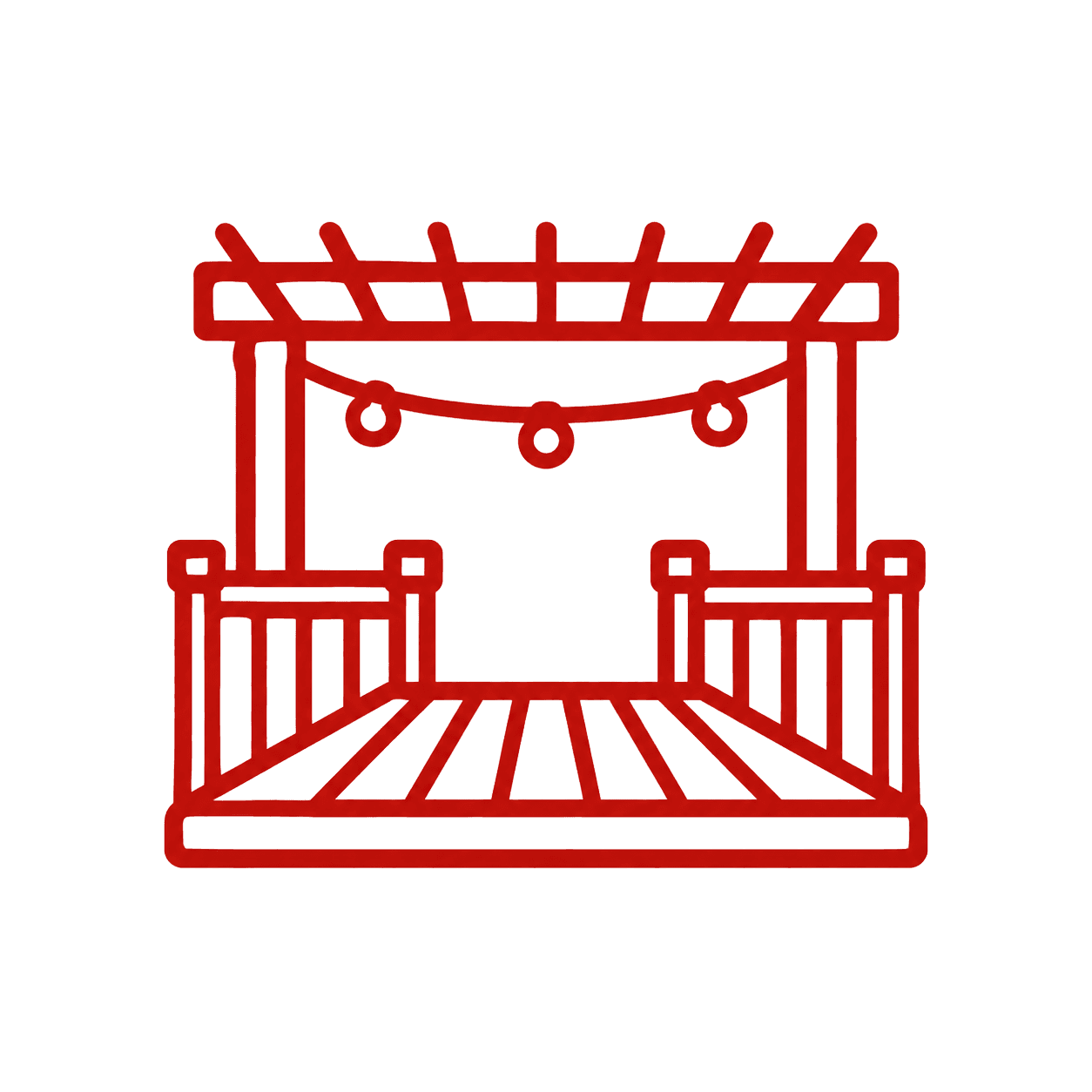 Deck and outdoor renovation icon