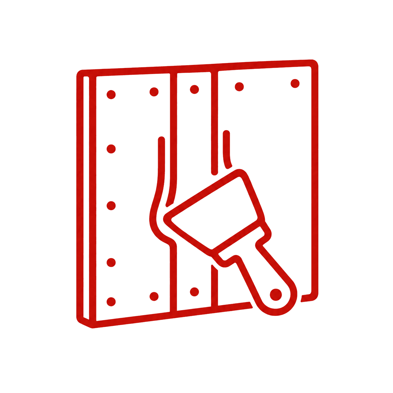 Drywall services icon