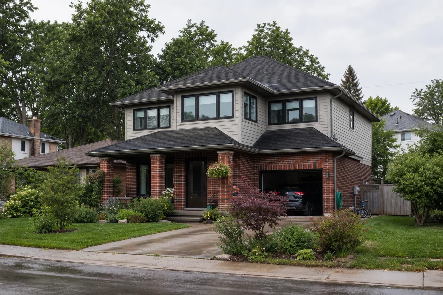 Representative completed custom home in an established Niagara neighbourhood